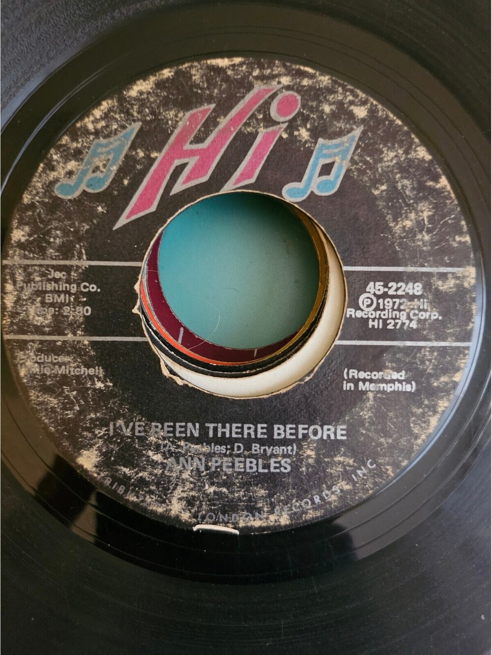 Ann Peebles SOUL FUNK 45 Somebody's On Your Case / I've Been There Before